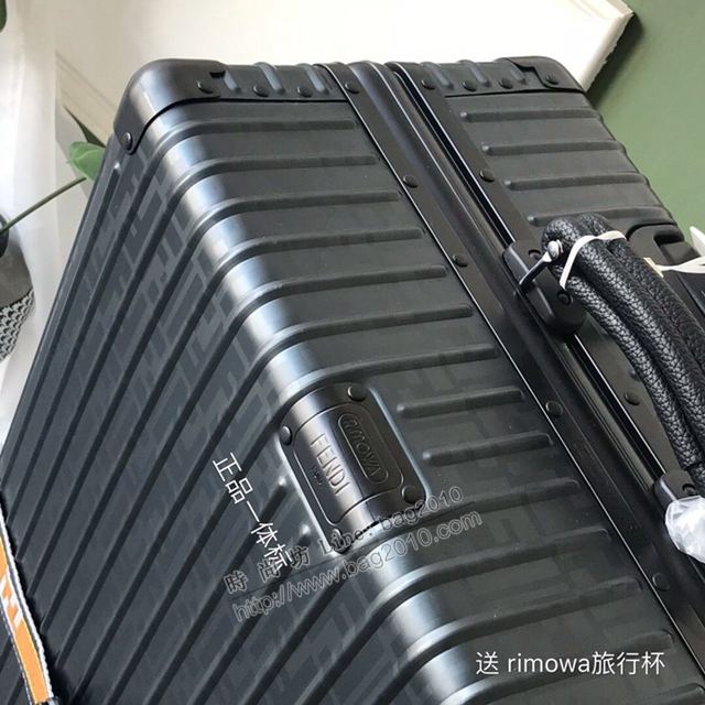 Rimowa拉杆箱 66627 Fendi x rimowa 全鋁鎂合金 日默瓦拉箱 馮彥霖同款旅行箱xzx1007